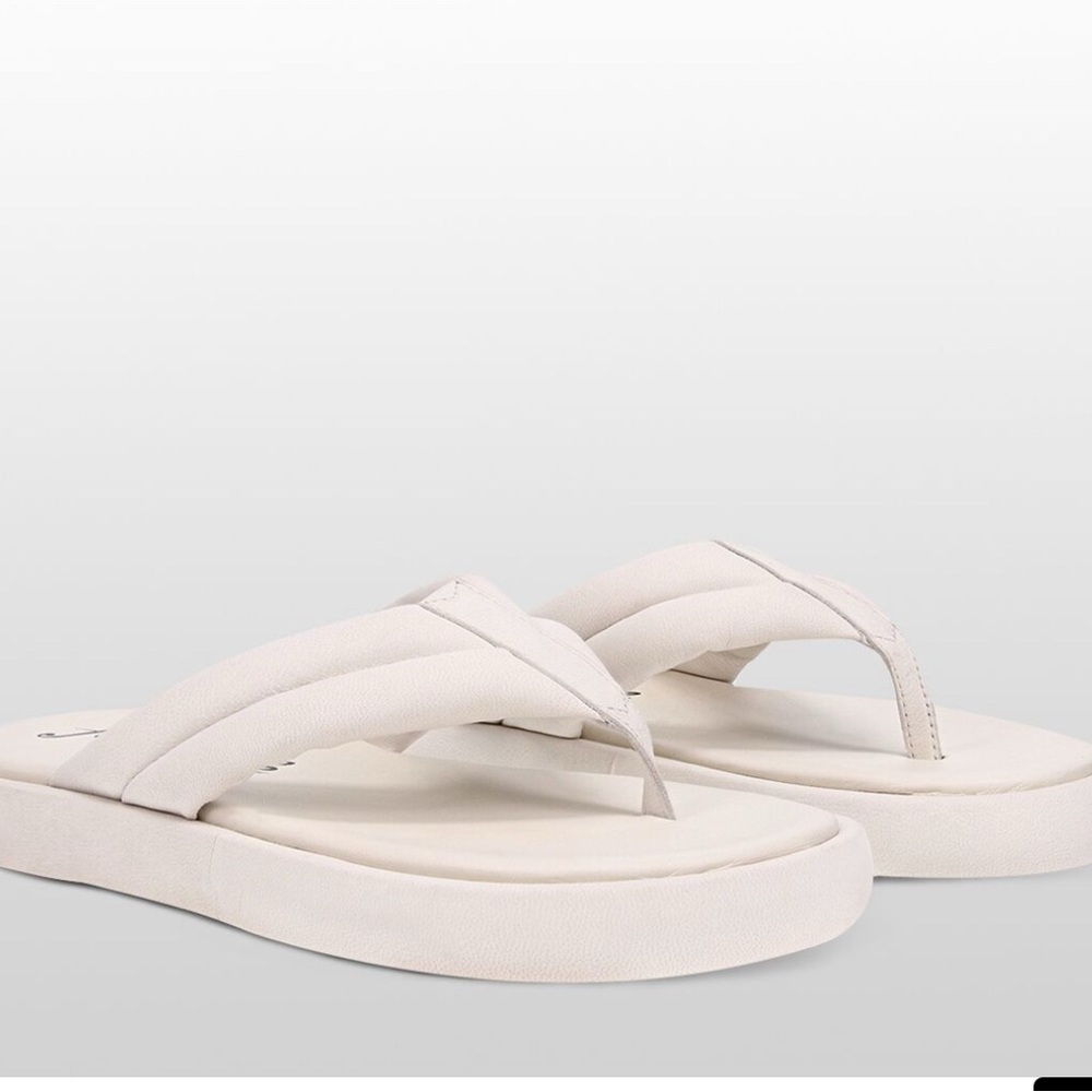 Free People White Sandals